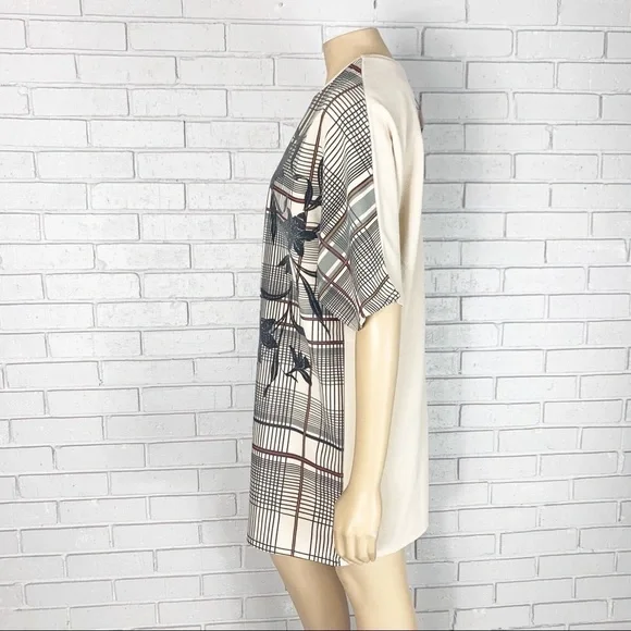 Zara Women’s Rubberized Short Sleeve‎ Dress - Picture 2 of 8